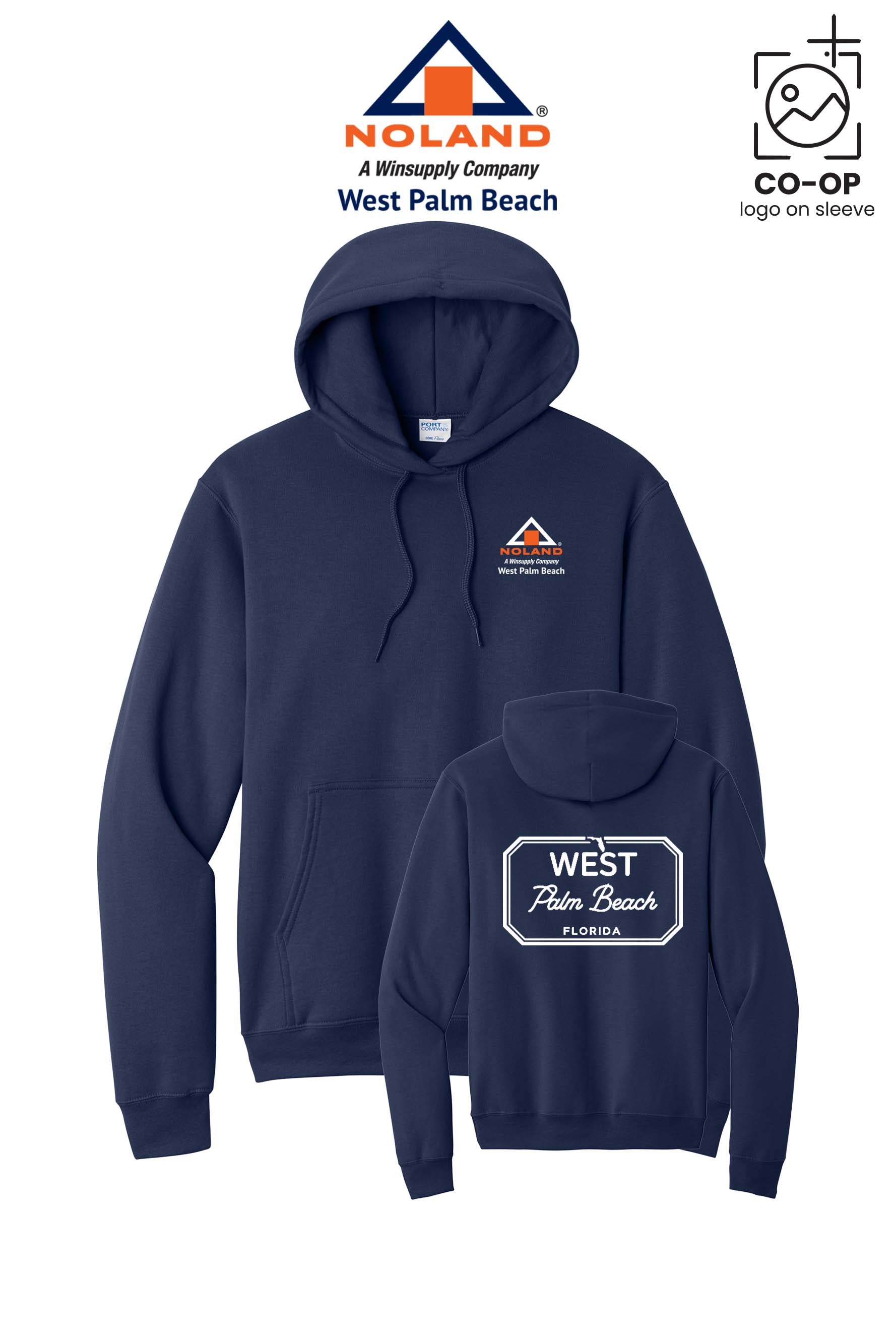 Port & Co™ Core Fleece Pullover Hooded Sweatshirt - Navy