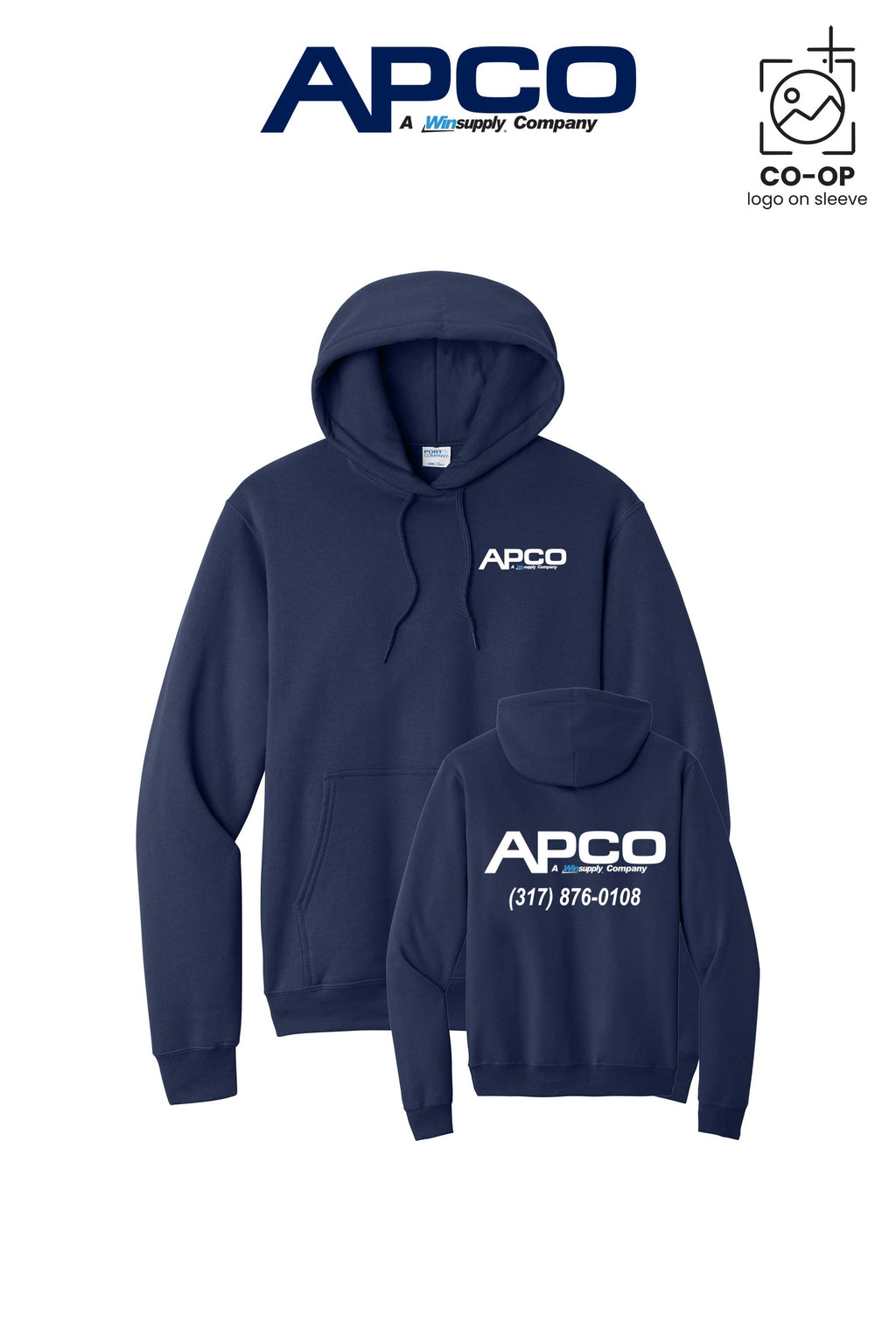 Port & Co™ Core Fleece Pullover Hooded Sweatshirt - APCO Supply - Indianapolis