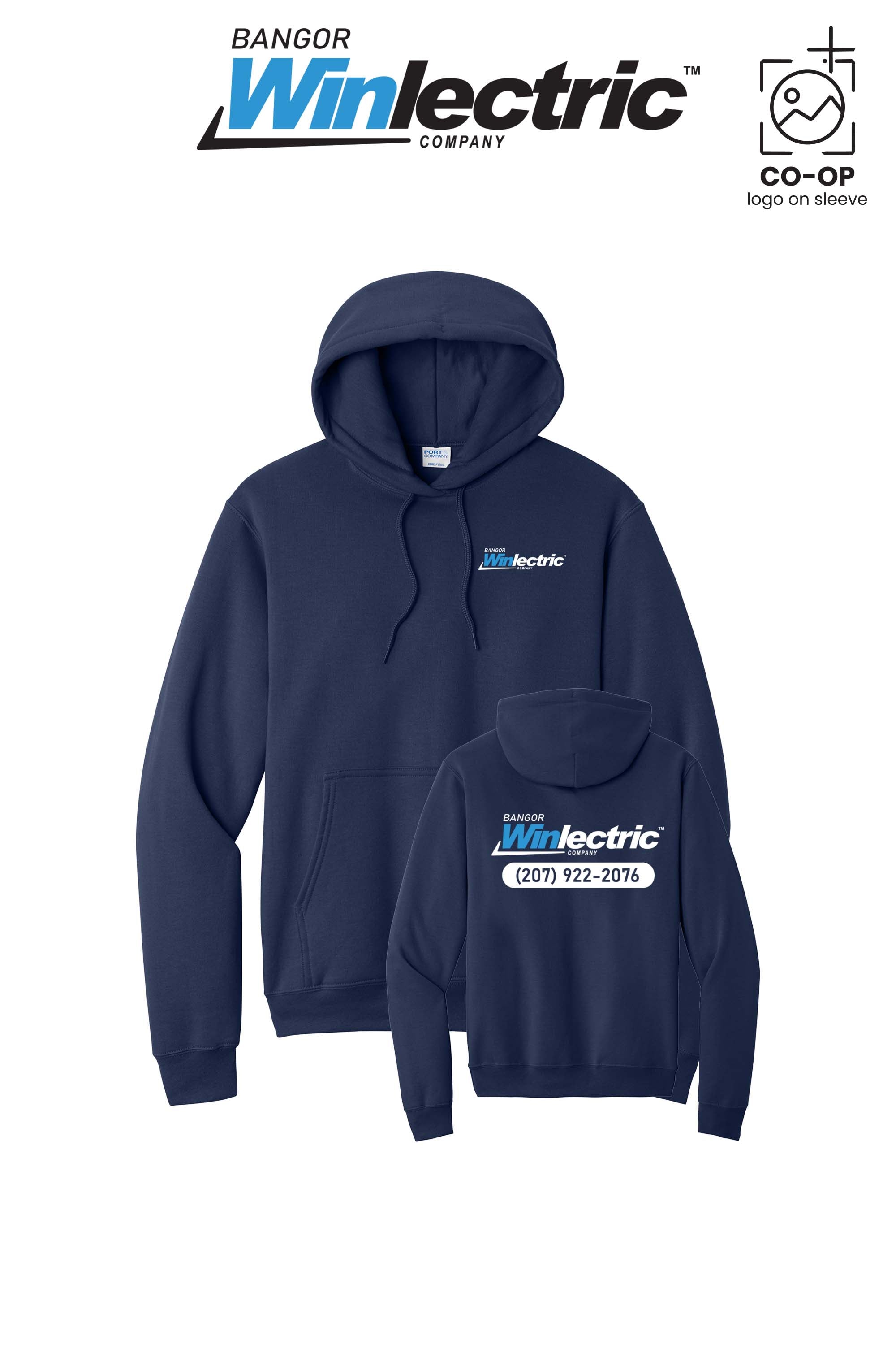 Port & Co™ Core Fleece Pullover Hooded Sweatshirt - Winlectric Bangor