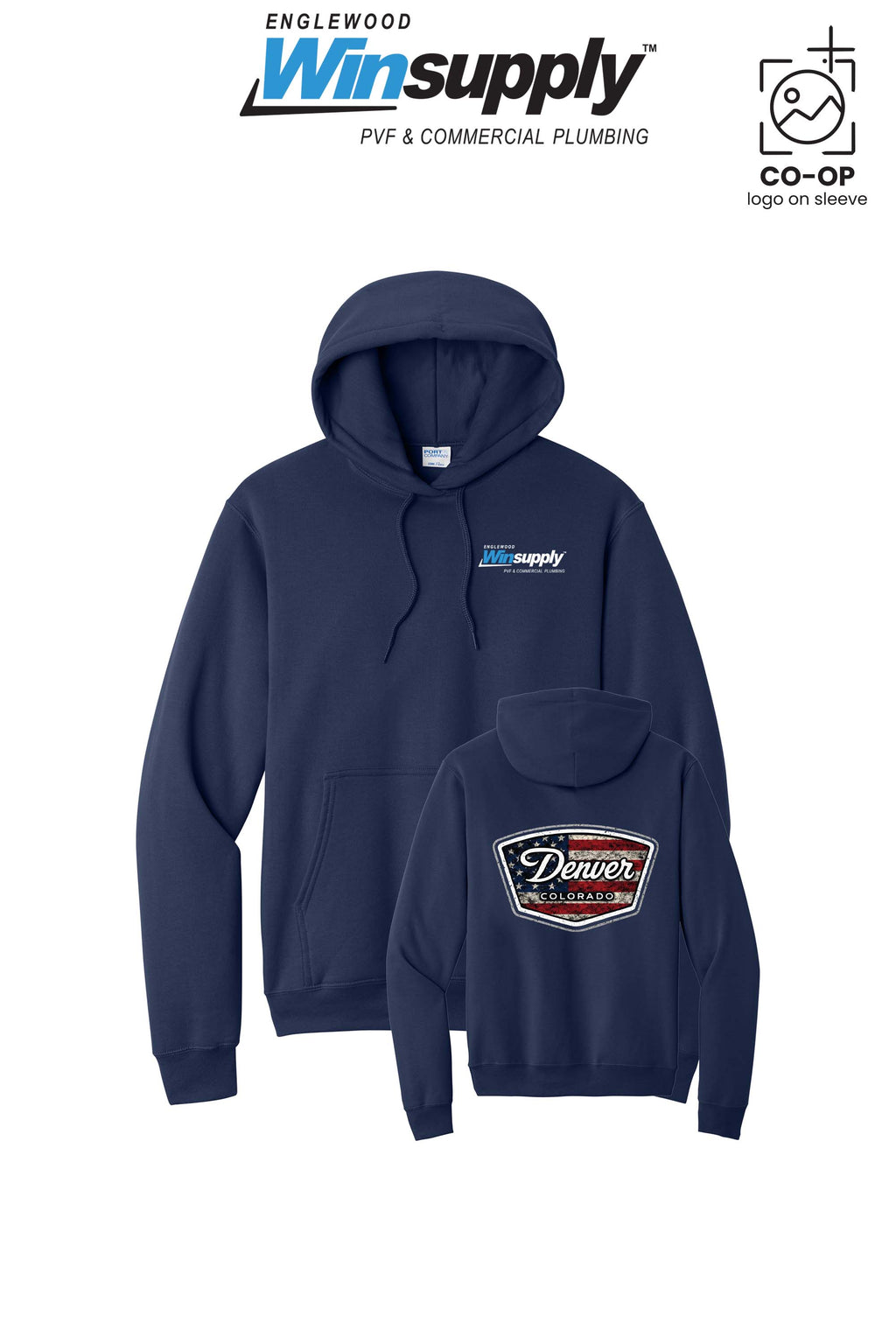 Port & Co™ Core Fleece Pullover Hooded Sweatshirt - Englewood Winsupply