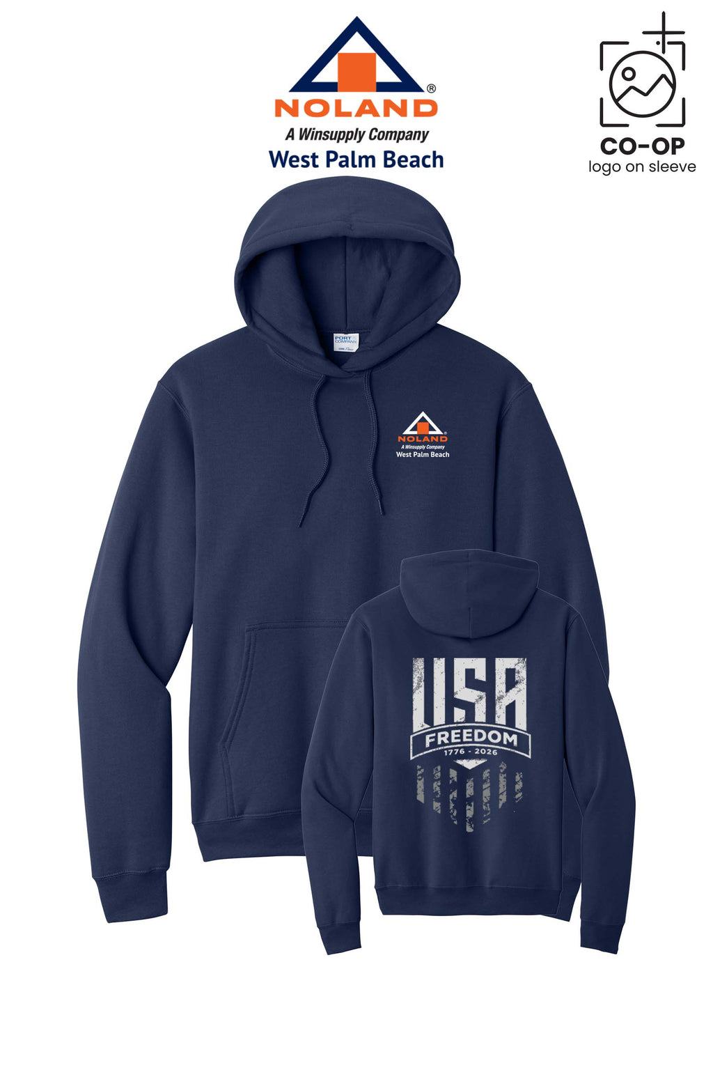 Port & Co™ Core Fleece Pullover Hooded Sweatshirt - Noland West Palm Beach