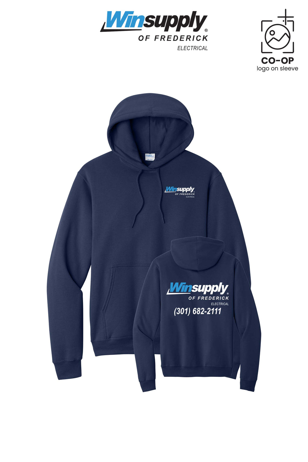 Port & Co™ Core Fleece Pullover Hooded Sweatshirt - Winsupply of Frederick