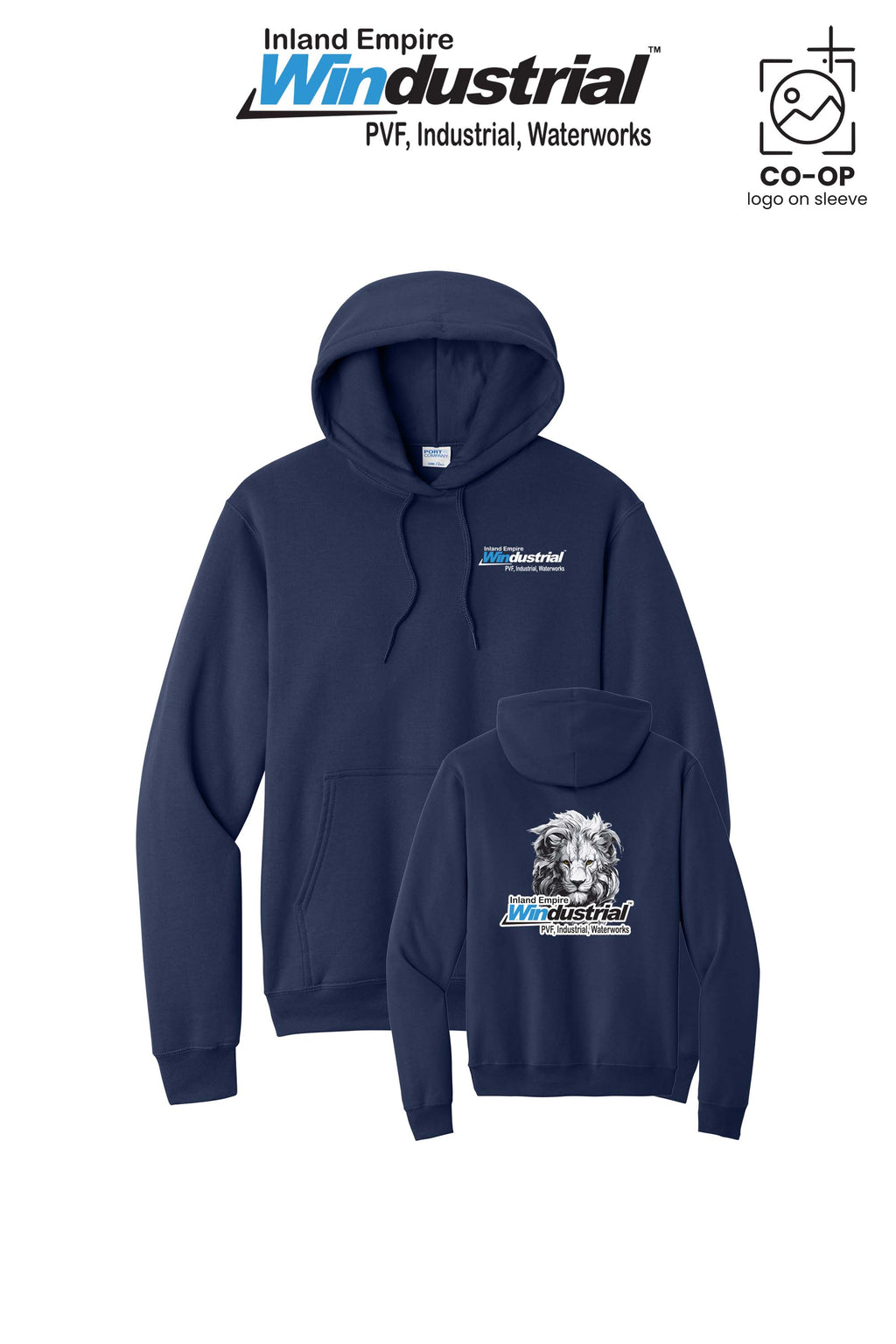 Port & Co™ Core Fleece Pullover Hooded Sweatshirt - Inland Empire Windustrial