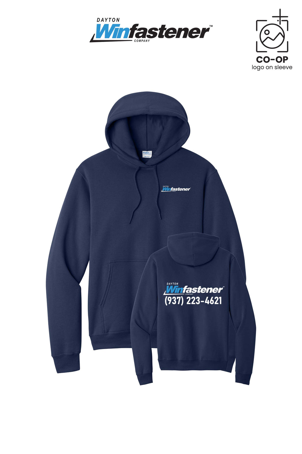 Port & Co™ Core Fleece Pullover Hooded Sweatshirt - Dayton Winfastener