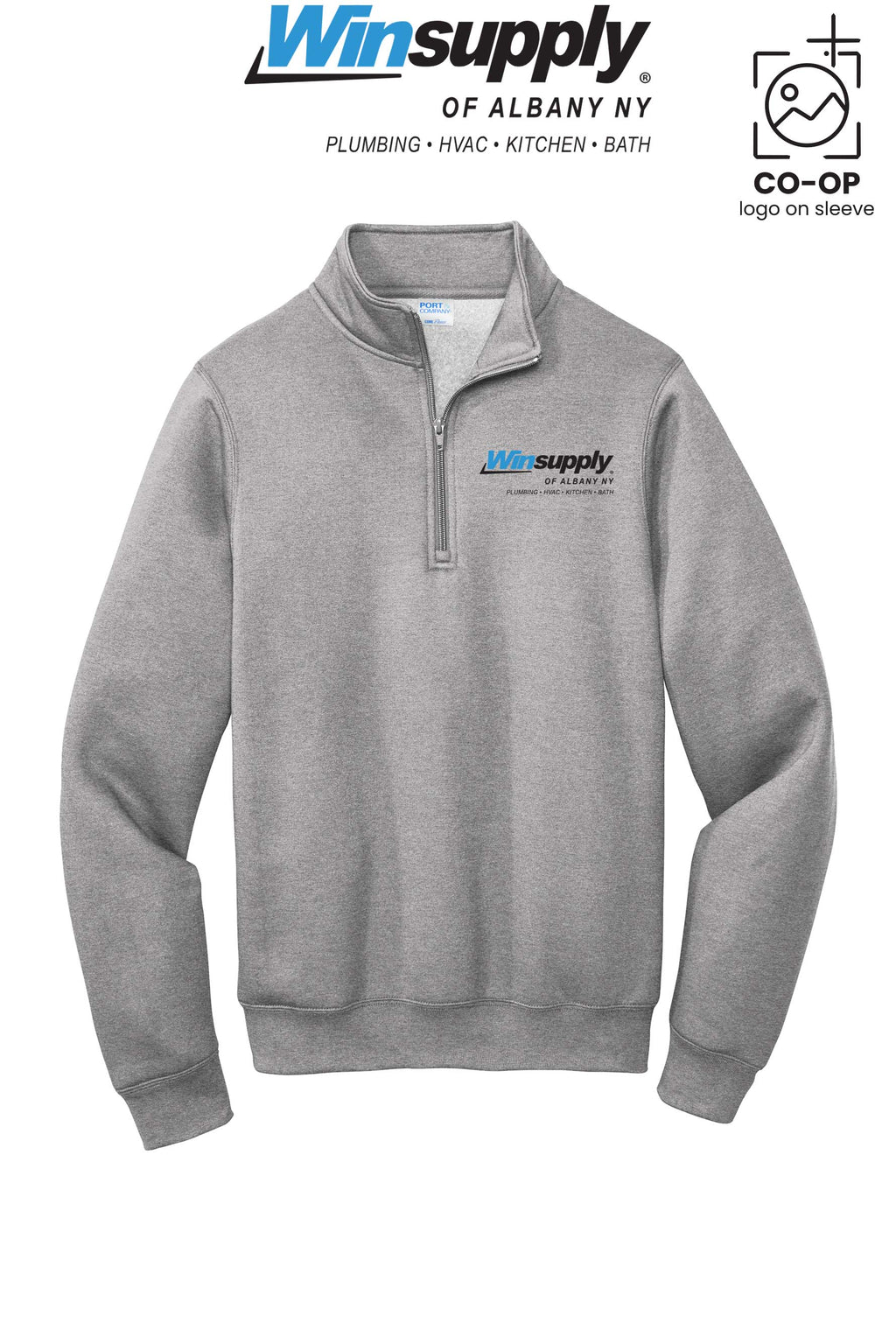 Port & Co™ Core Fleece 1/4-Zip Pullover Sweatshirt - Winsupply of Albany NY