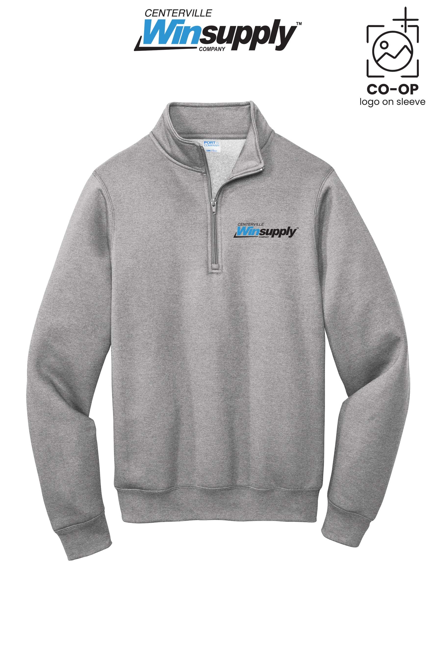 Port & Co™ Core Fleece 1/4-Zip Pullover Sweatshirt - Winsupply Centerville OH