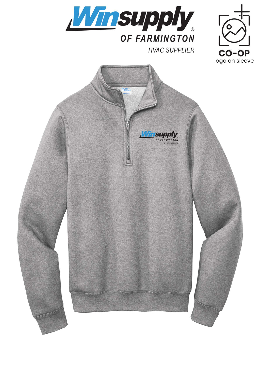 Port & Co™ Core Fleece 1/4-Zip Pullover Sweatshirt - Winsupply of Farmington