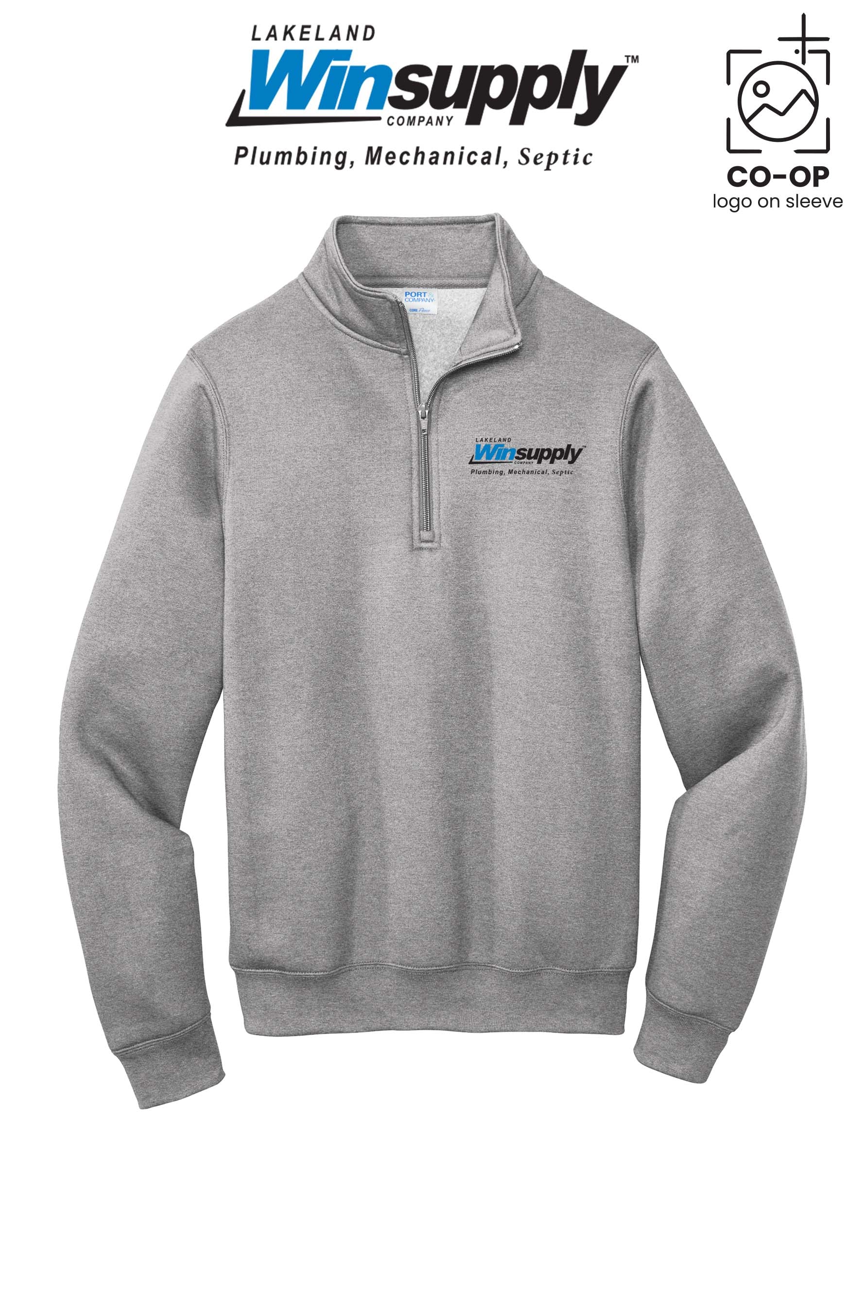 Port & Co™ Core Fleece 1/4-Zip Pullover Sweatshirt - Lakeland Winsupply