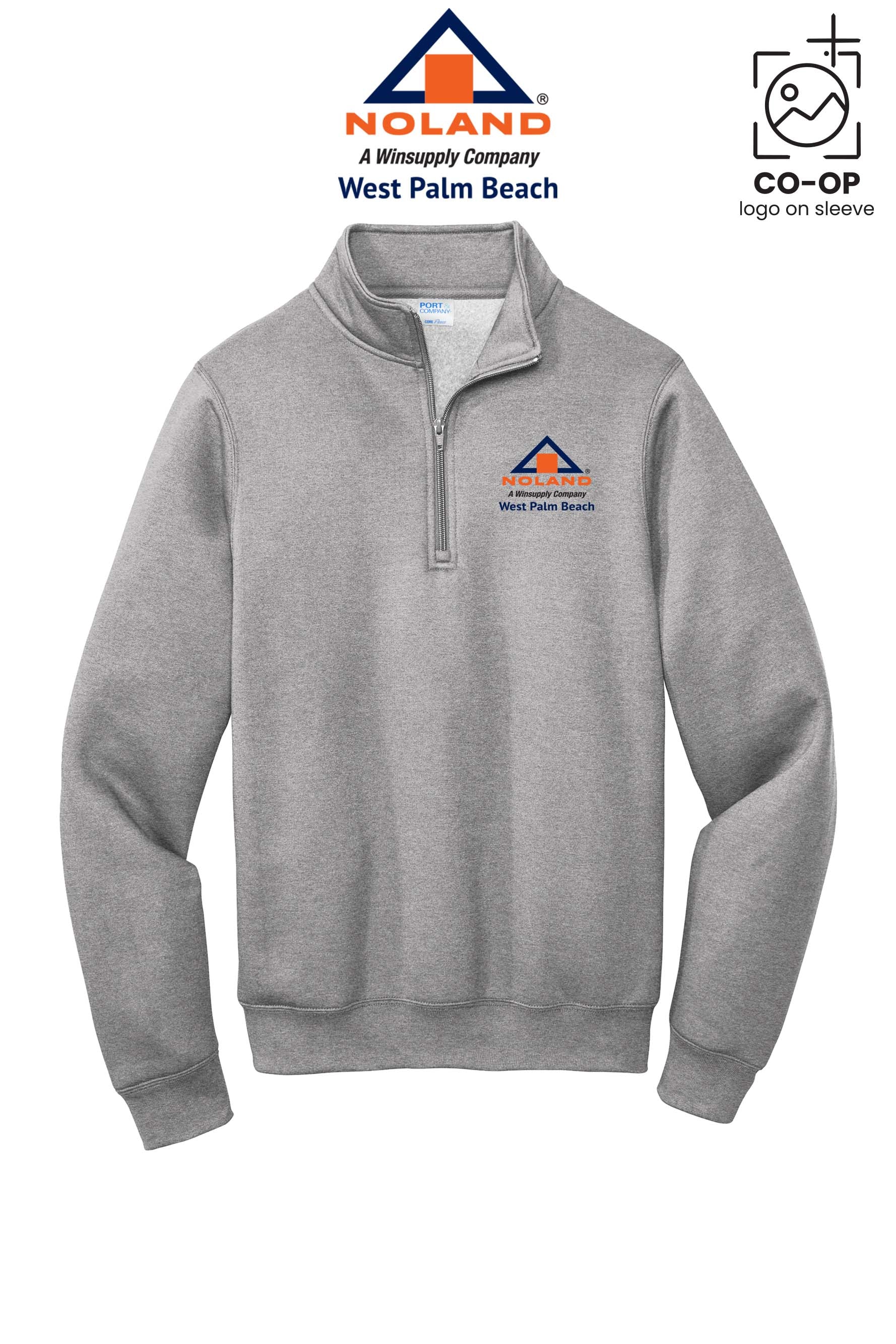Port & Co™ Core Fleece 1/4-Zip Pullover Sweatshirt - Noland West Palm Beach