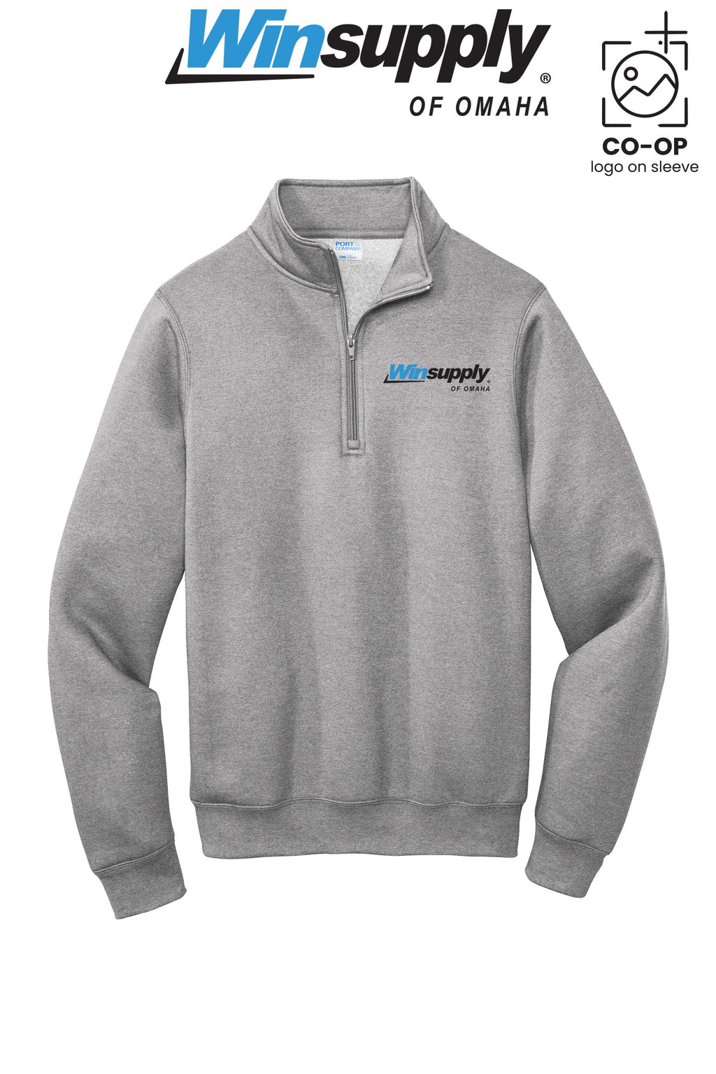 Port & Co™ Core Fleece 1/4-Zip Pullover Sweatshirt - Winsupply of Omaha