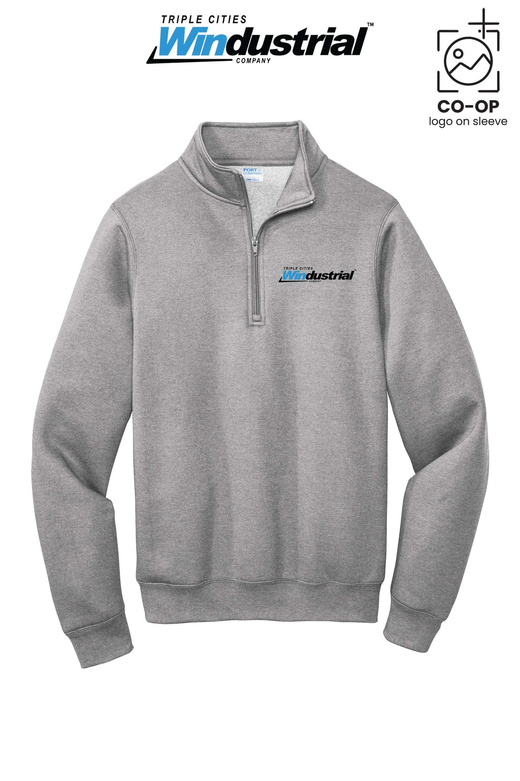 Port & Co™ Core Fleece 1/4-Zip Pullover Sweatshirt - Windustrial Triple Cities