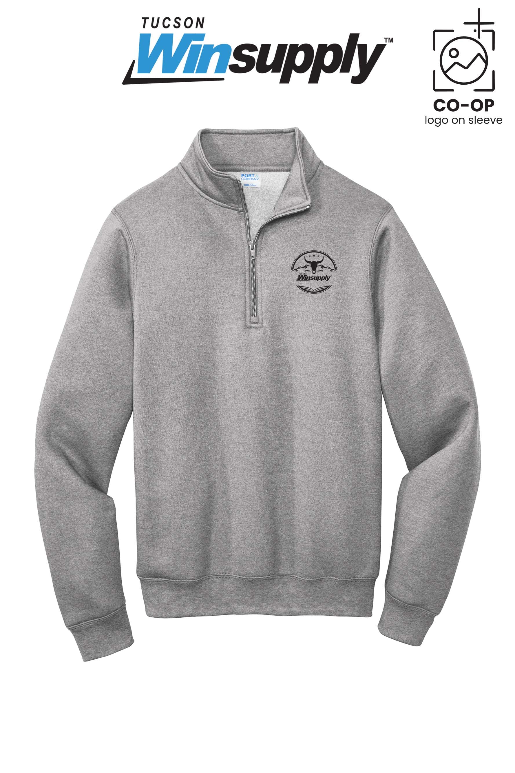 Port & Co™ Core Fleece 1/4-Zip Pullover Sweatshirt - Winsupply Tucson AZ