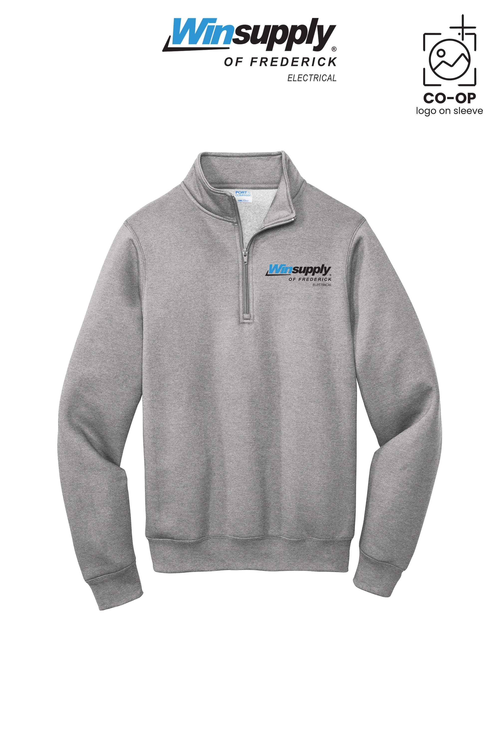 Port & Co™ Core Fleece 1/4-Zip Pullover Sweatshirt - Winsupply of Frederick