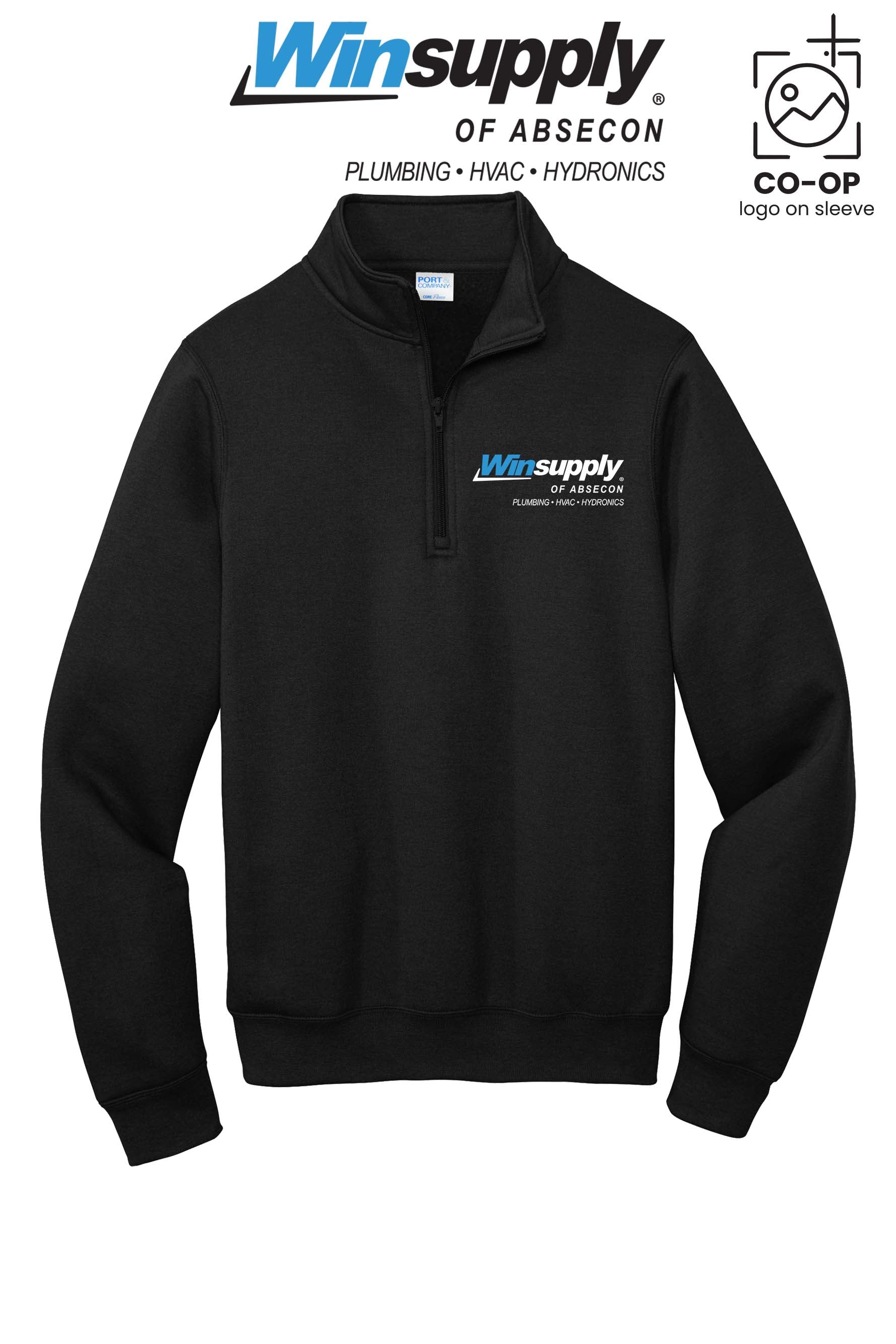 Port & Co™ Core Fleece 1/4-Zip Pullover Sweatshirt - Winsupply of Absecon
