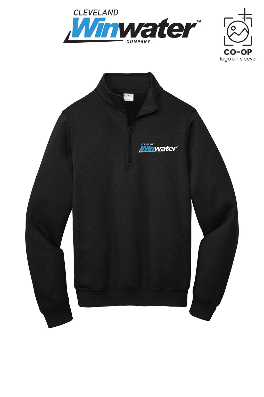 Port & Co™ Core Fleece 1/4-Zip Pullover Sweatshirt - Winwater of Cleveland