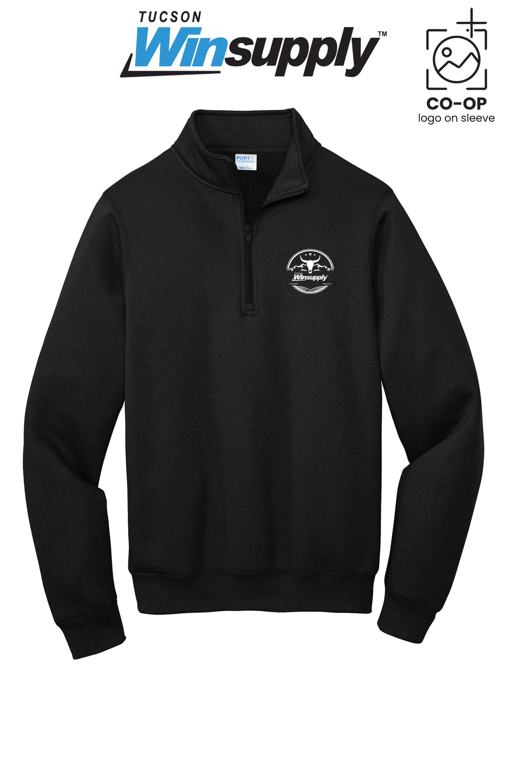 Port & Co™ Core Fleece 1/4-Zip Pullover Sweatshirt - Winsupply Tucson AZ