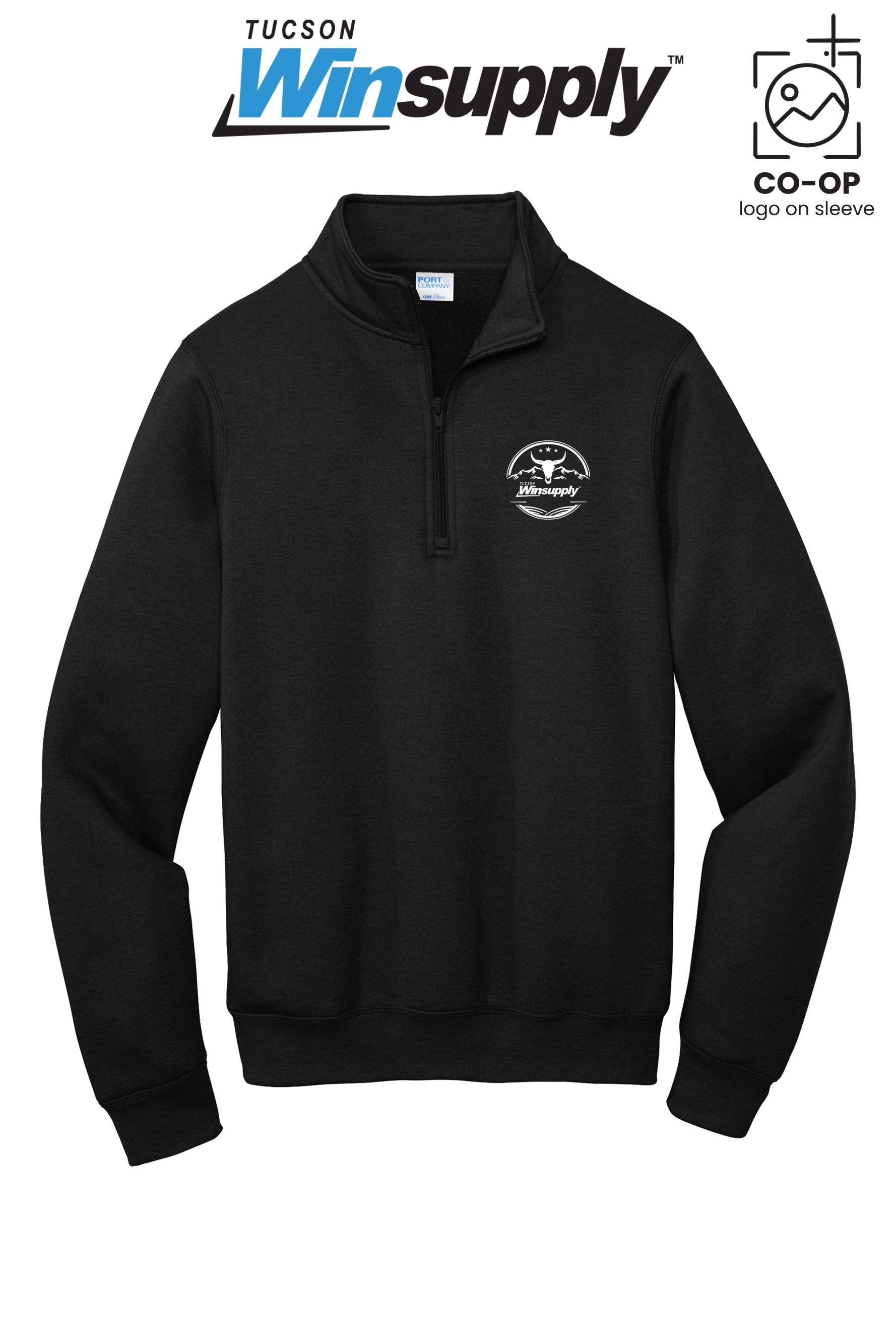Port & Co™ Core Fleece 1/4-Zip Pullover Sweatshirt - Winsupply Tucson AZ
