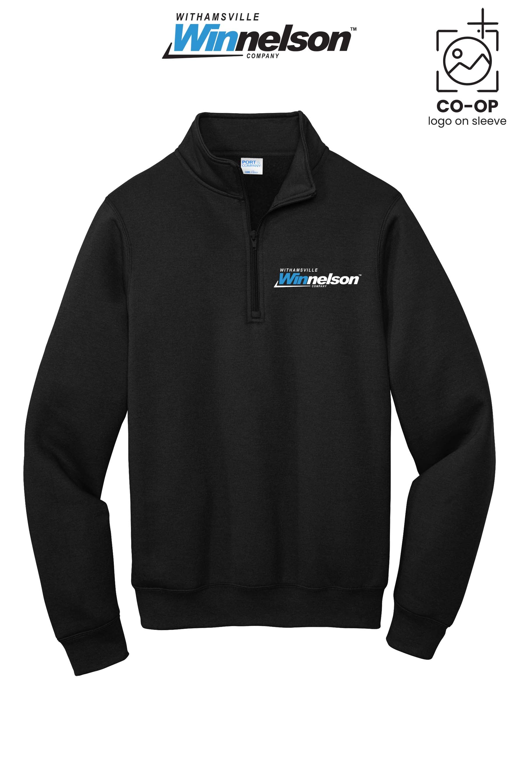 Port & Co™ Core Fleece 1/4-Zip Pullover Sweatshirt - Withamsville Winnelson