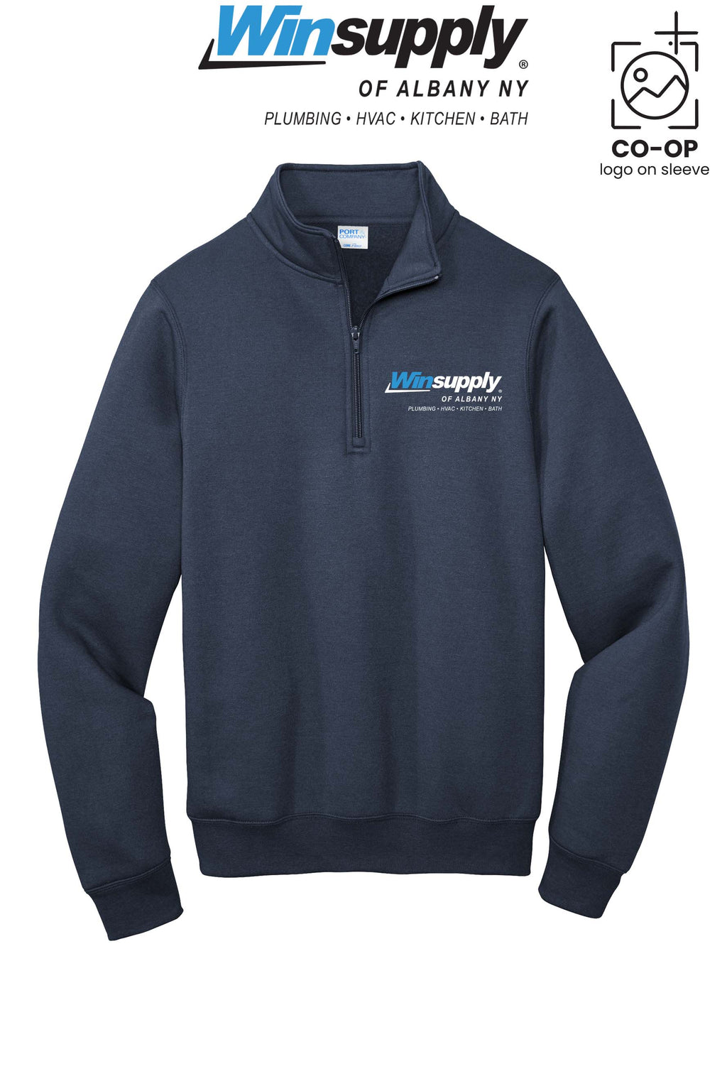 Port & Co™ Core Fleece 1/4-Zip Pullover Sweatshirt - Winsupply of Albany NY
