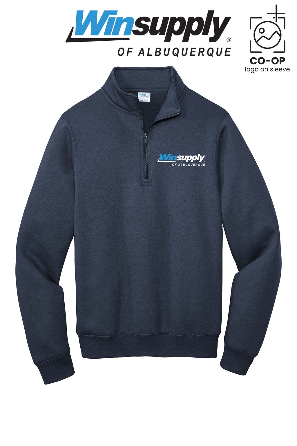Port & Co™ Core Fleece 1/4-Zip Pullover Sweatshirt - Winsupply of Albuquerque