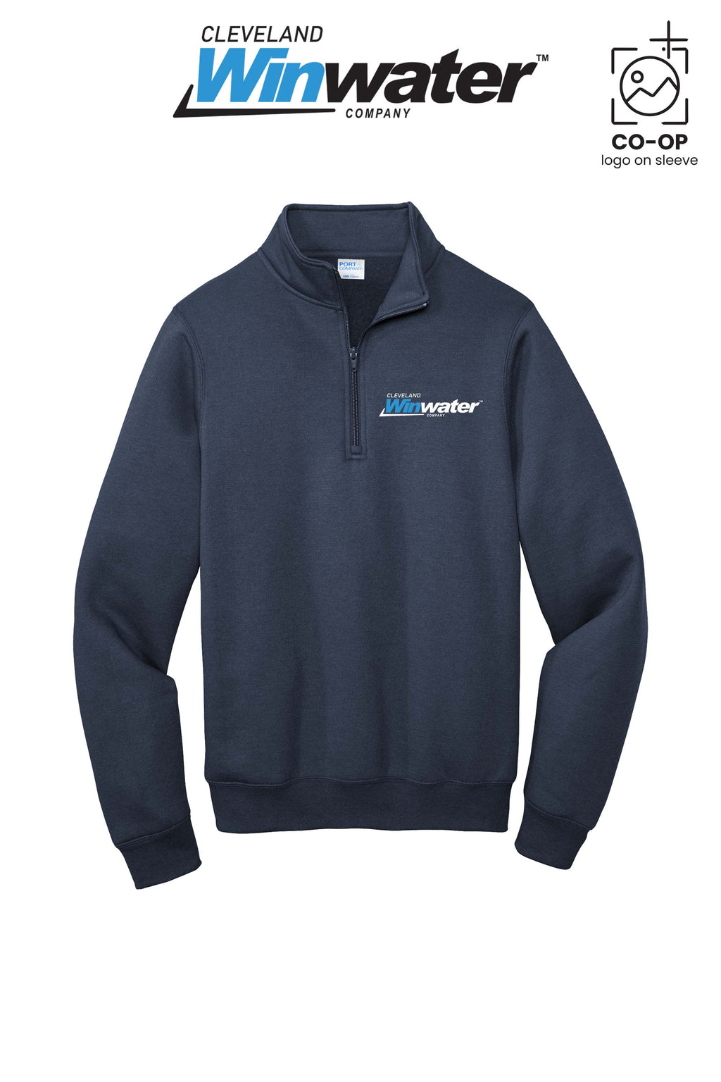 Port & Co™ Core Fleece 1/4-Zip Pullover Sweatshirt - Winwater of Cleveland