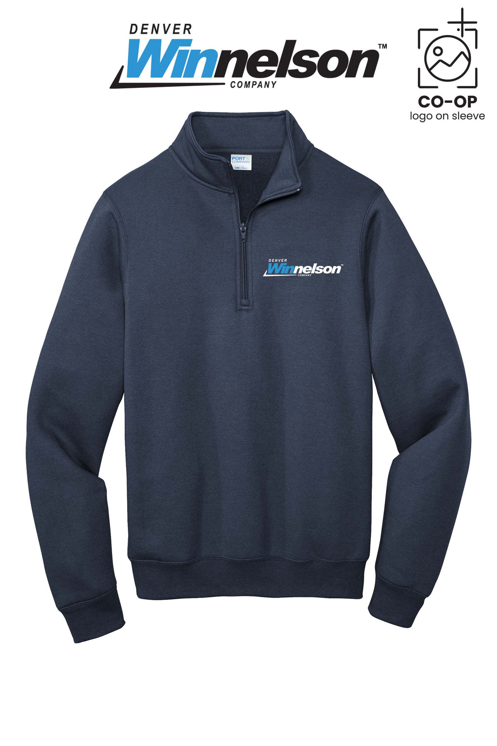 Port & Co™ Core Fleece 1/4-Zip Pullover Sweatshirt - Denver Winnelson