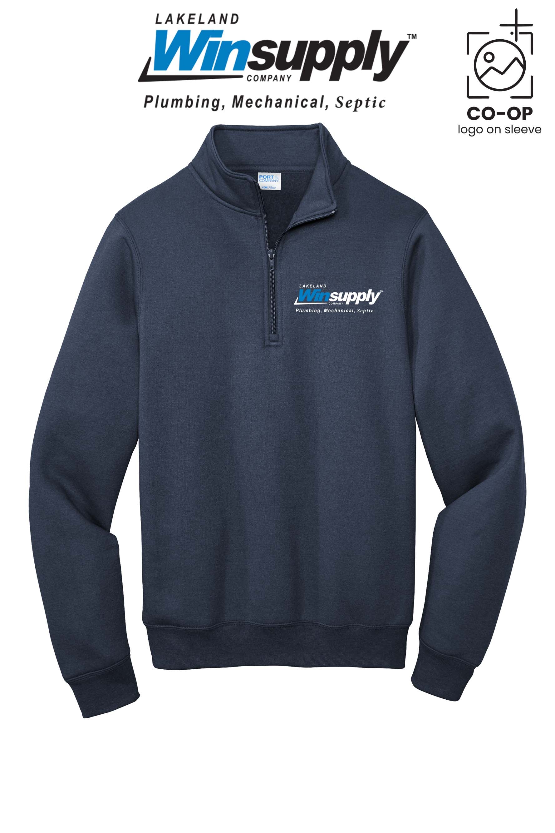Port & Co™ Core Fleece 1/4-Zip Pullover Sweatshirt - Lakeland Winsupply