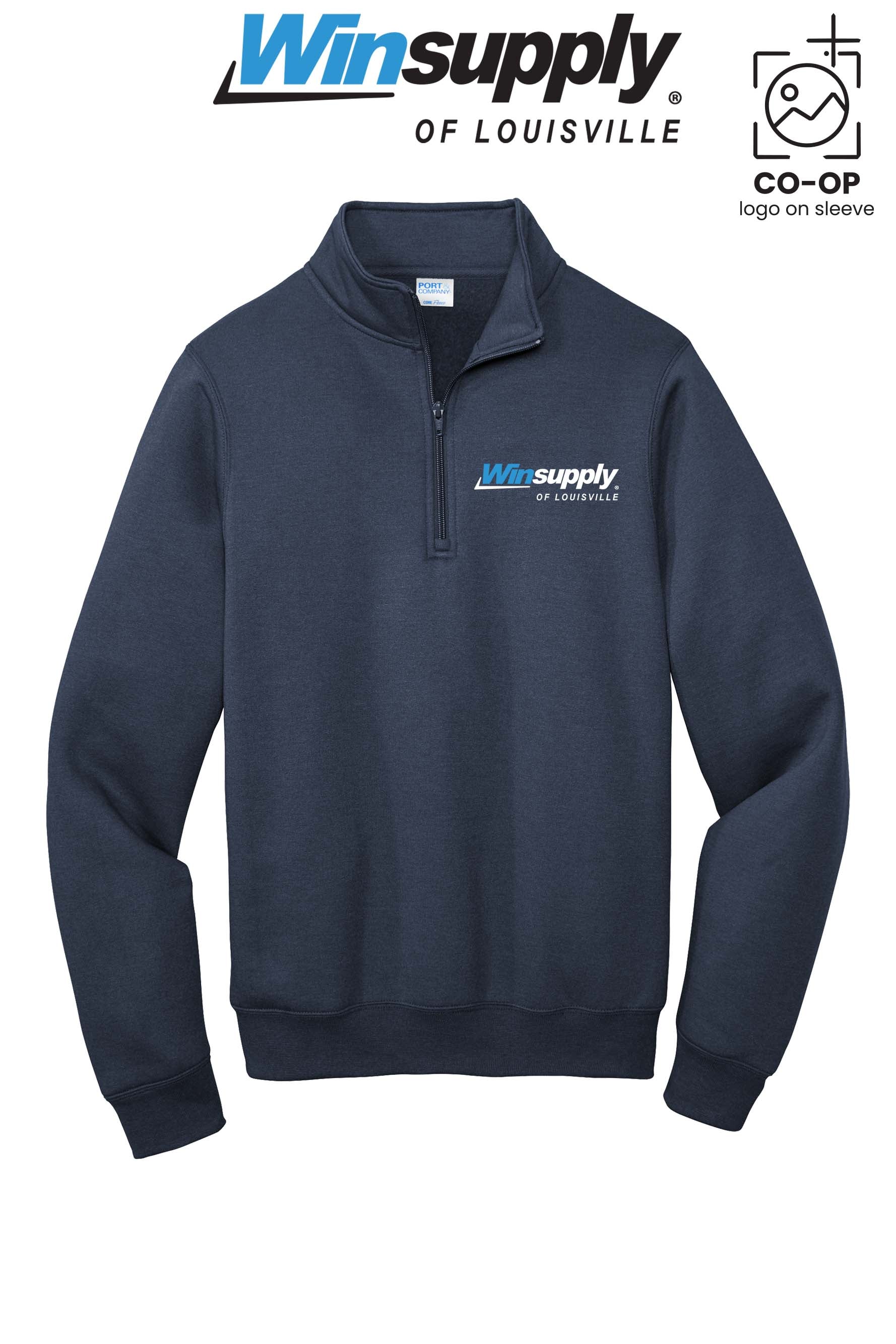 Port & Co™ Core Fleece 1/4-Zip Pullover Sweatshirt - Winsupply of Louisville KY