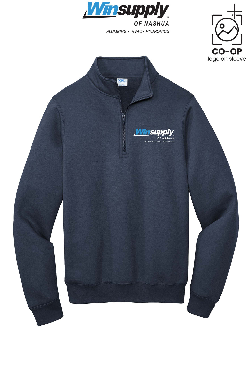 Port & Co™ Core Fleece 1/4-Zip Pullover Sweatshirt - Winsupply of Nashua