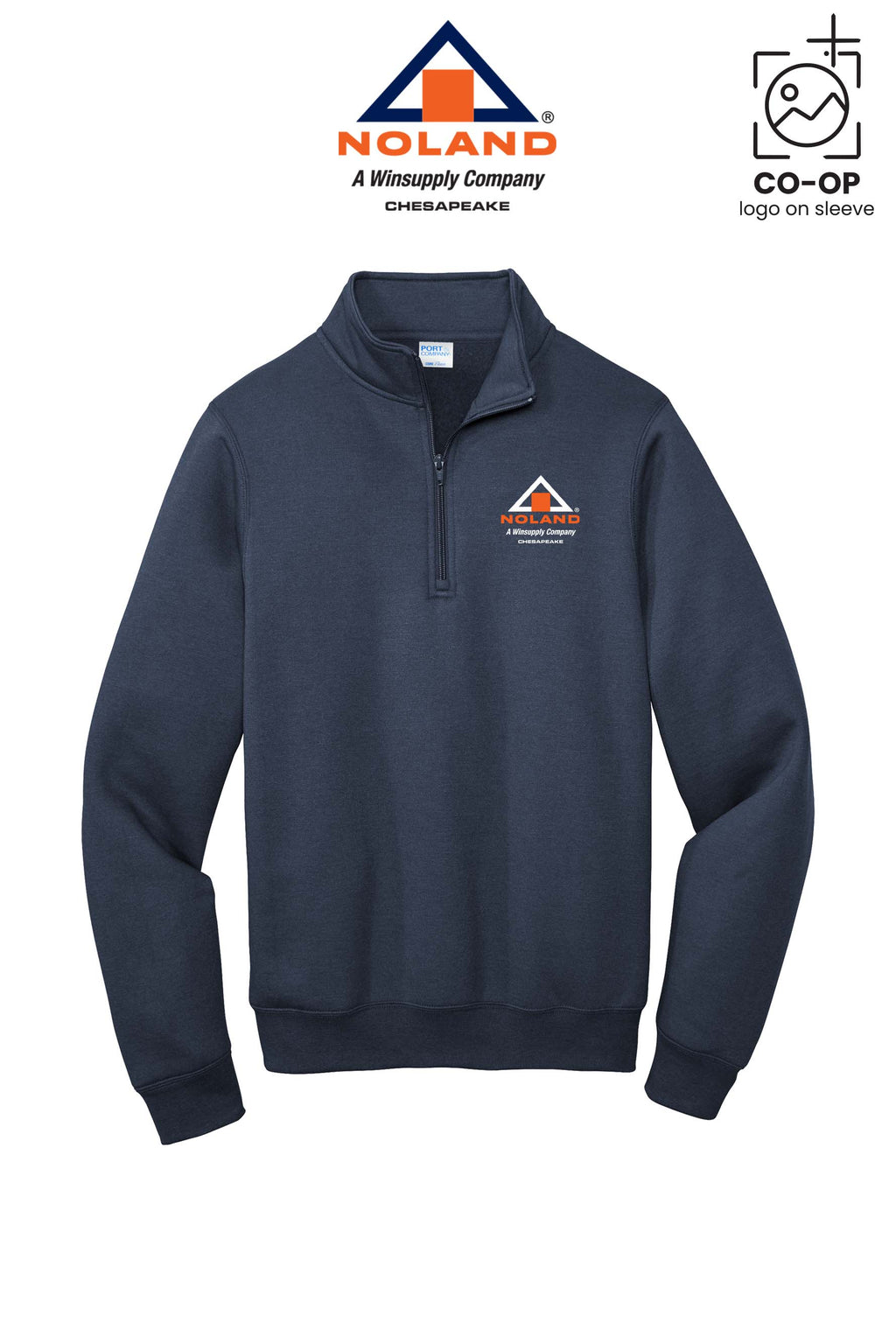 Port & Co™ Core Fleece 1/4-Zip Pullover Sweatshirt - Noland Company Chesapeake