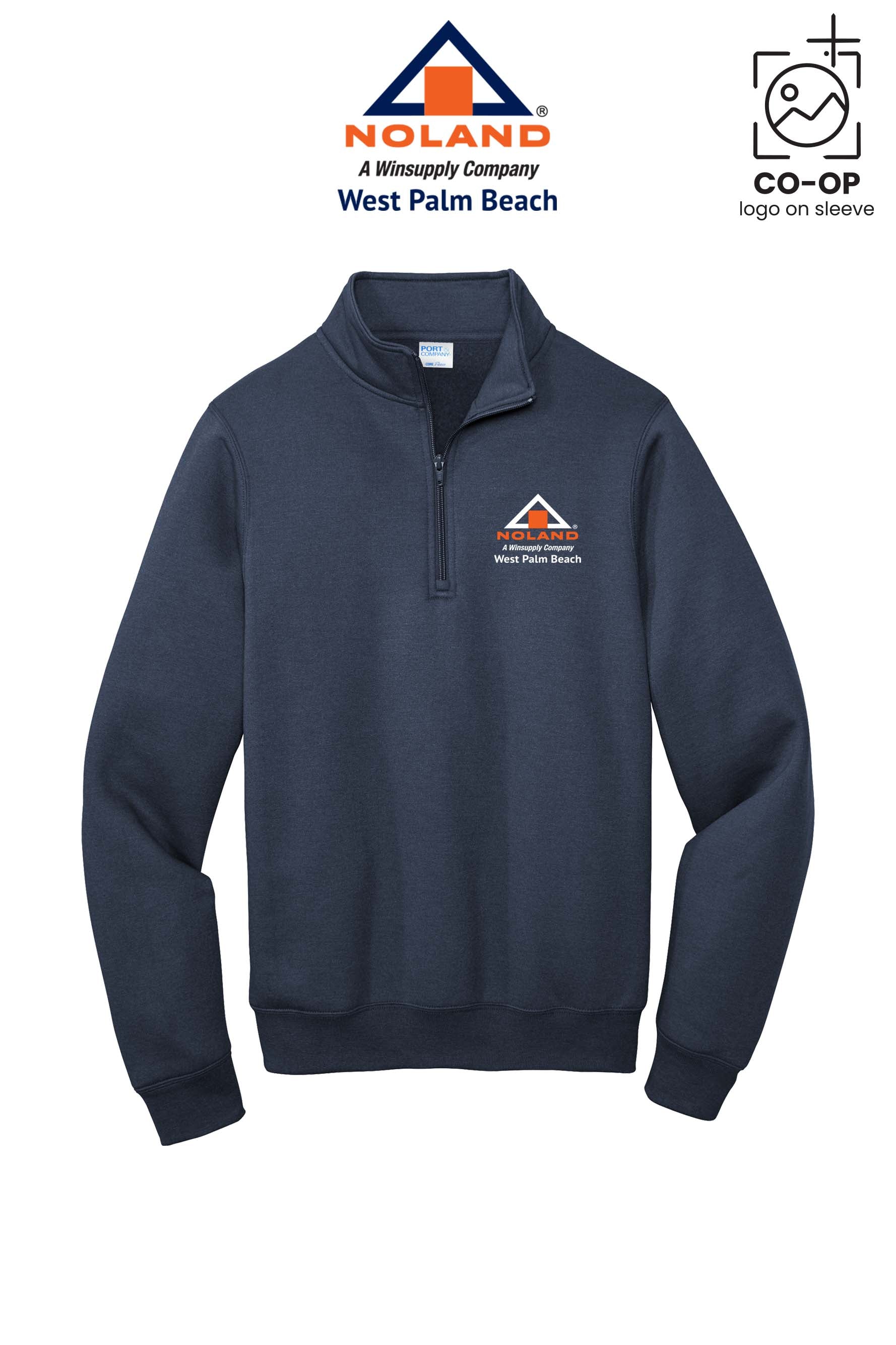 Port & Co™ Core Fleece 1/4-Zip Pullover Sweatshirt - Noland West Palm Beach