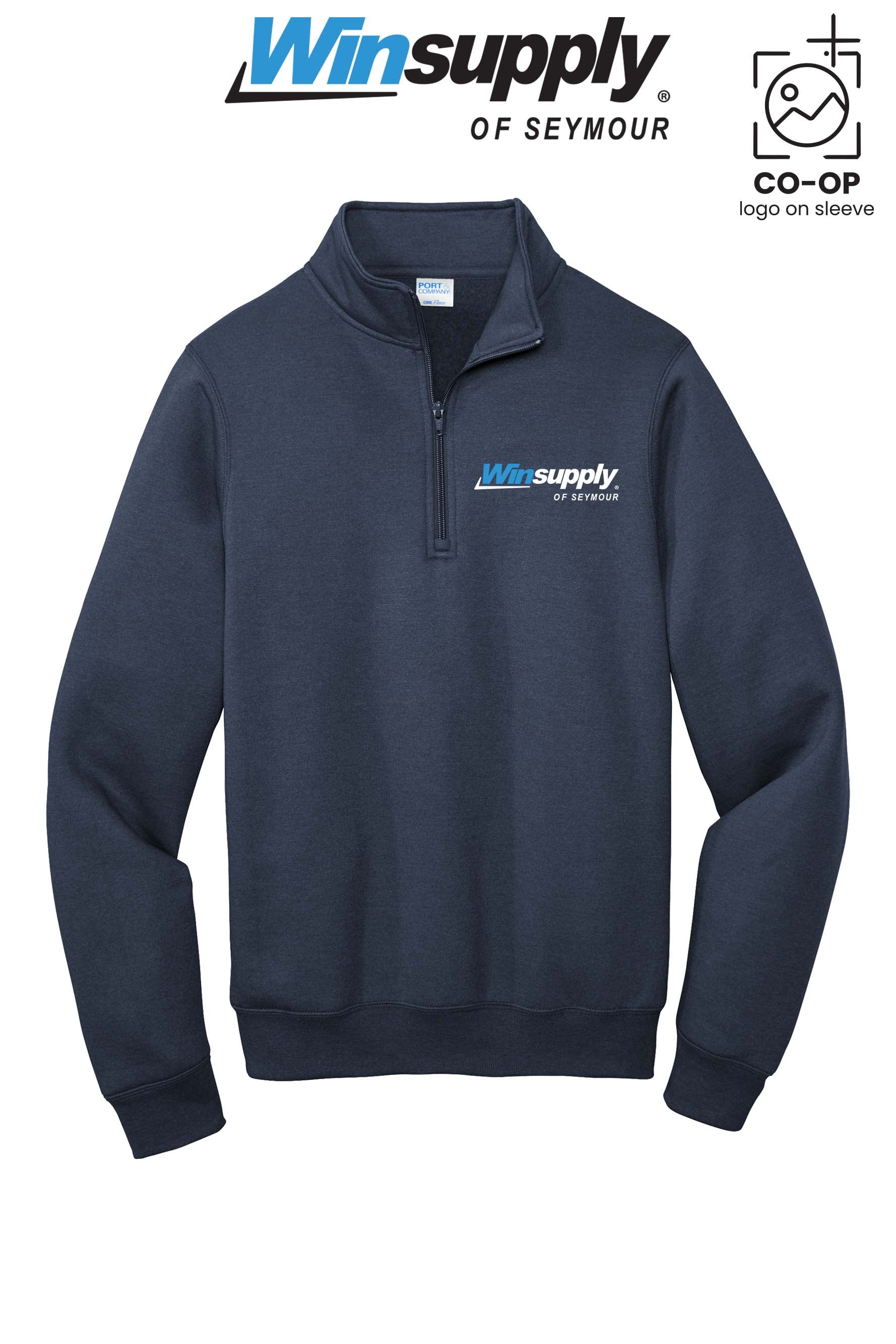 Port & Co™ Core Fleece 1/4-Zip Pullover Sweatshirt - Winsupply of Seymour IN