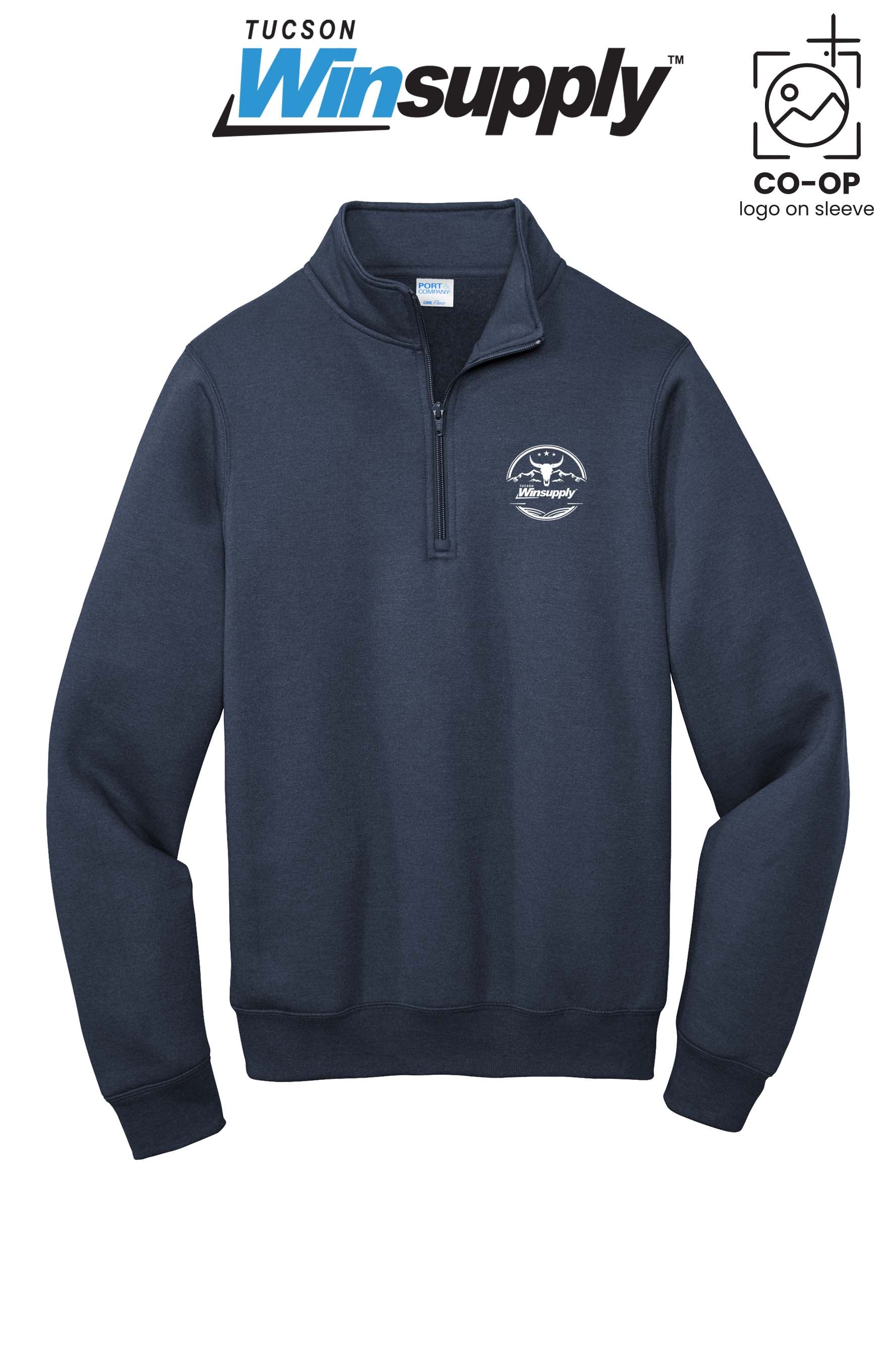 Port & Co™ Core Fleece 1/4-Zip Pullover Sweatshirt - Winsupply Tucson AZ