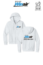 Port & Co™ Core Fleece Full-Zip Hooded Sweatshirt - Midland Winair