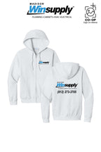 Port & Co™ Core Fleece Full-Zip Hooded Sweatshirt - Madison Winsupply