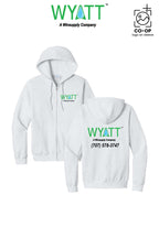 Port & Co™ Core Fleece Full-Zip Hooded Sweatshirt - Wyatt Irrigation of Santa Rosa