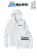 Port & Co™ Core Fleece Full-Zip Hooded Sweatshirt - Winlectric Bangor