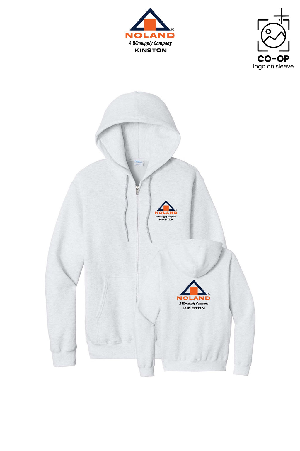 Port & Co™ Core Fleece Full-Zip Hooded Sweatshirt - Kinston Noland