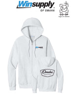 Port & Co™ Core Fleece Full-Zip Hooded Sweatshirt - Winsupply of Omaha