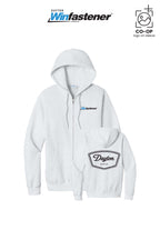 Port & Co™ Core Fleece Full-Zip Hooded Sweatshirt - Dayton Winfastener
