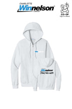 Port & Co™ Core Fleece Full-Zip Hooded Sweatshirt - Charlotte Winnelson
