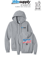 Port & Co™ Core Fleece Full-Zip Hooded Sweatshirt - Winsupply of Albany NY