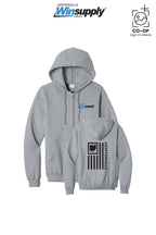 Port & Co™ Core Fleece Full-Zip Hooded Sweatshirt - Winsupply Centerville OH