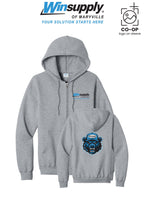 Port & Co™ Core Fleece Full-Zip Hooded Sweatshirt - Winsupply of Maryville
