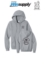 Port & Co™ Core Fleece Full-Zip Hooded Sweatshirt - Winsupply Tucson AZ