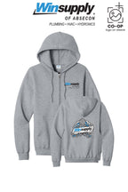 Port & Co™ Core Fleece Full-Zip Hooded Sweatshirt - Winsupply of Absecon