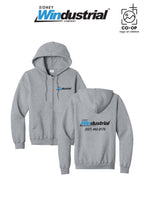 Port & Co™ Core Fleece Full-Zip Hooded Sweatshirt - Sidney Windustrial