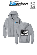 Port & Co™ Core Fleece Full-Zip Hooded Sweatshirt - Rock Springs Winnelson