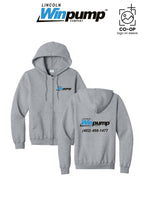 Port & Co™ Core Fleece Full-Zip Hooded Sweatshirt - Lincoln Winpump