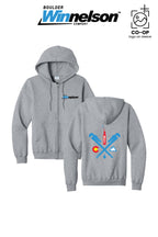 Port & Co™ Core Fleece Full-Zip Hooded Sweatshirt - Boulder Winnelson